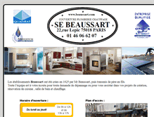 Tablet Screenshot of beaussart.com